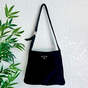 90’s vintage Nylon Tessuto shoulder bag